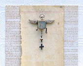 Mixed Media Block Angel R