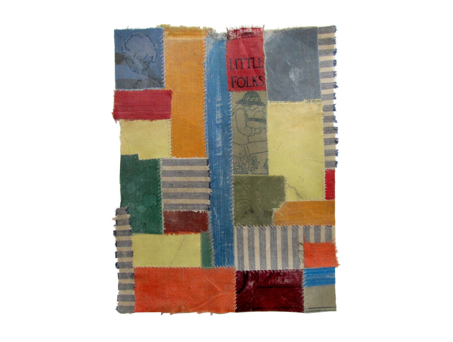 Little Folks ART QUILT Mini Book Art Quilt by Suzanna Scott