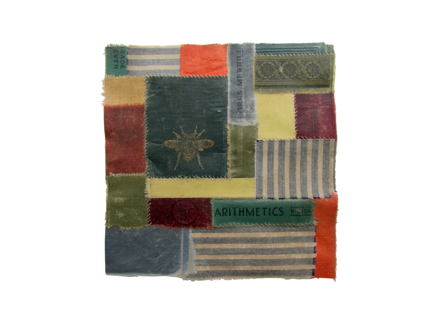 Bee ART QUILT Mini Book Art Quilt by Suzanna Scott