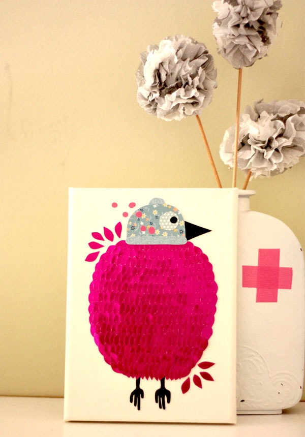Birds on Canvas. Bird 05