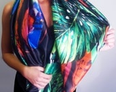 Venni Caprice Extra Large new Looper Scarf - Tropical Springs