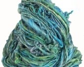 textured handspun yarn, 108 yards, Singing in the Shower