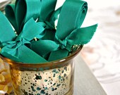 Vintage Seam Binding,Teal Blue, 2 yards