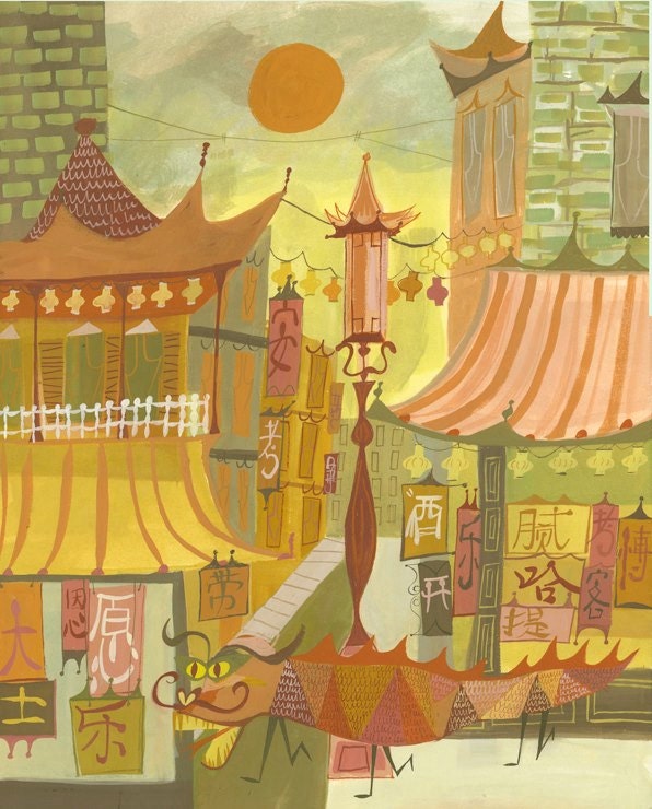 Chinatown, San Francisco. Limited edition 13x19 print by Matte Stephens.