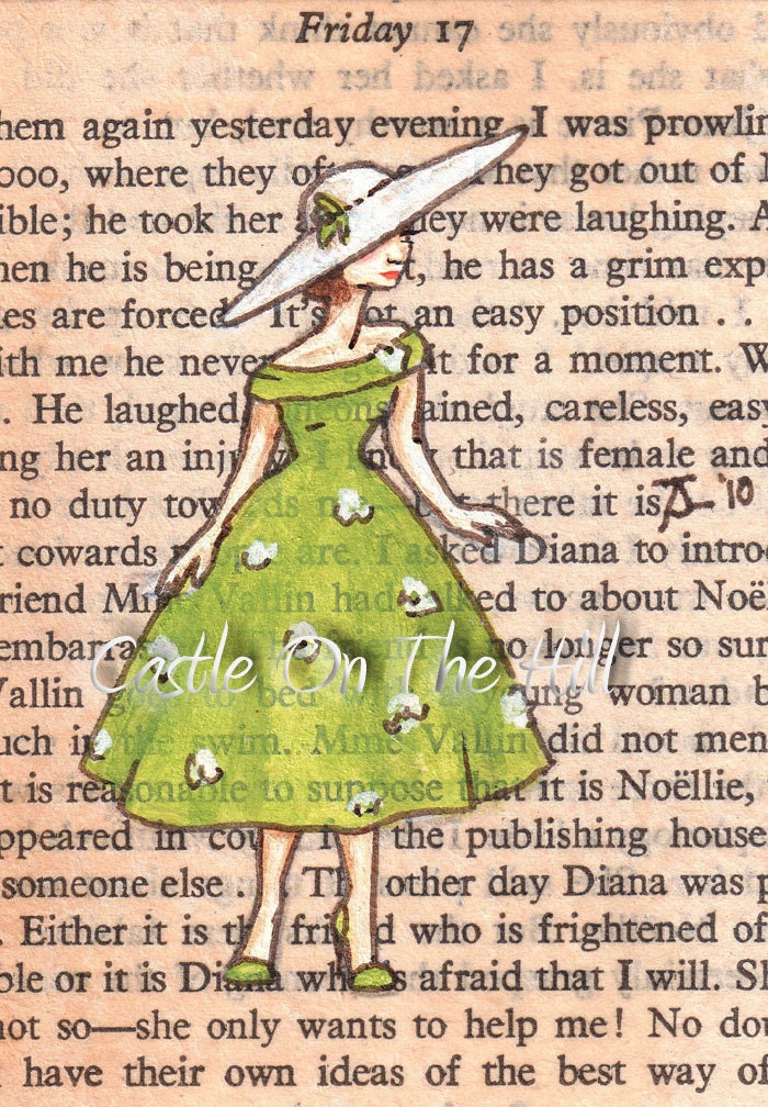 Open Edition ACEO Print - Paris, 1955 - Tiffanie Senses A Change In the weather - Musee du Louvre
