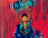 Unwind - "10" x 10" Canvas Print