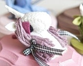 Pink and White Taxidermy Unicorn Head