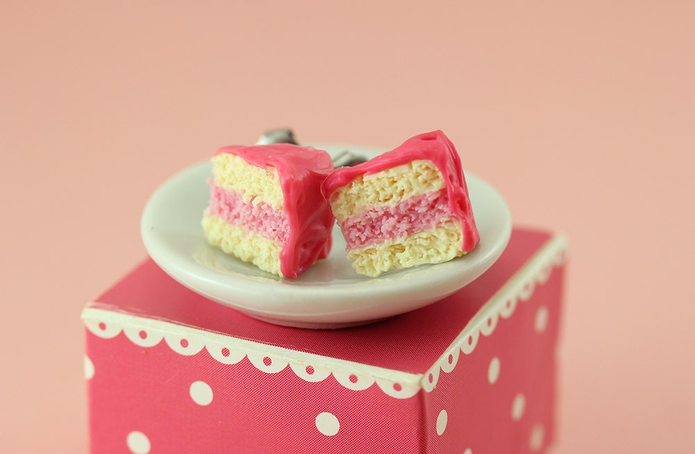 Strawberry Shortcake Studs / Post Earrings