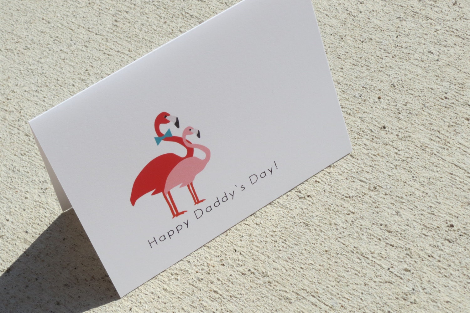 Flamingo Father's Day Card - Flamingo Dad Card