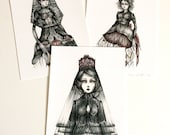 PRINTS - Melancholy Brides and Widow's Weeds