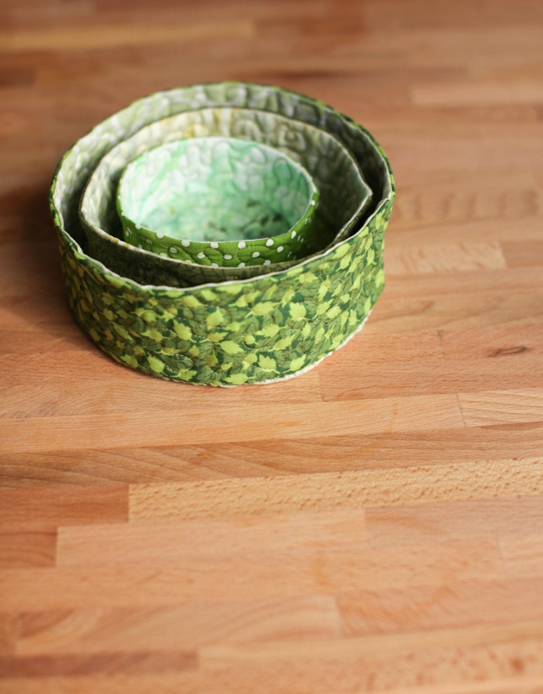 nesting bowls - leafy nest