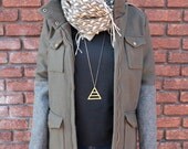 SALE Olive Green Army Jacket Size Medium-Last One