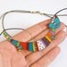 Cat jewelry - Cat Statement necklace - illustrated acrylic cat - colorful gift for her