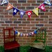 I am one (or two, or three...) rainbow birthday banner // eco friendly // hand embroidered // party bunting banner // photo prop