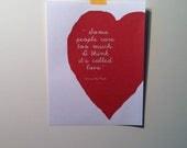 VALENTINE HEART.  art print.  A.A. Milne Winnie the Pooh Quote. nursery art. child's room decor.