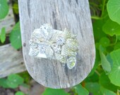 Rose lace cuff -- ready-to-ship cuff bracelet
