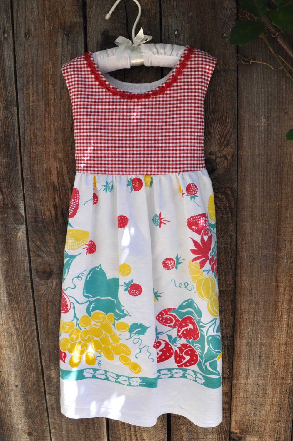 Vintage Tablecloth Dress Size 4