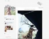 Premade Blogger Template Blog Design The Mulligan