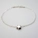 Sterling Silver Star Bracelet / Tiny Star Bracelet / Dainty Thin Silver Bracelet
