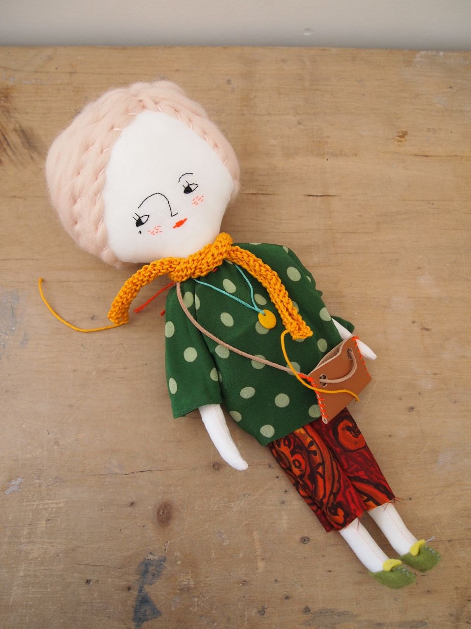 Miss Mouse rag doll heirloom quality, Penny