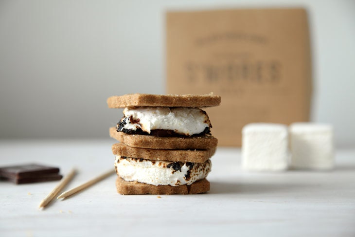 S'mores Kit with house-made graham crackers and marshmallows