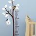 Kids Growth Chart Decal Children Decor for bedroom, playroom, Nursery vinyl wall art Tree with Birds