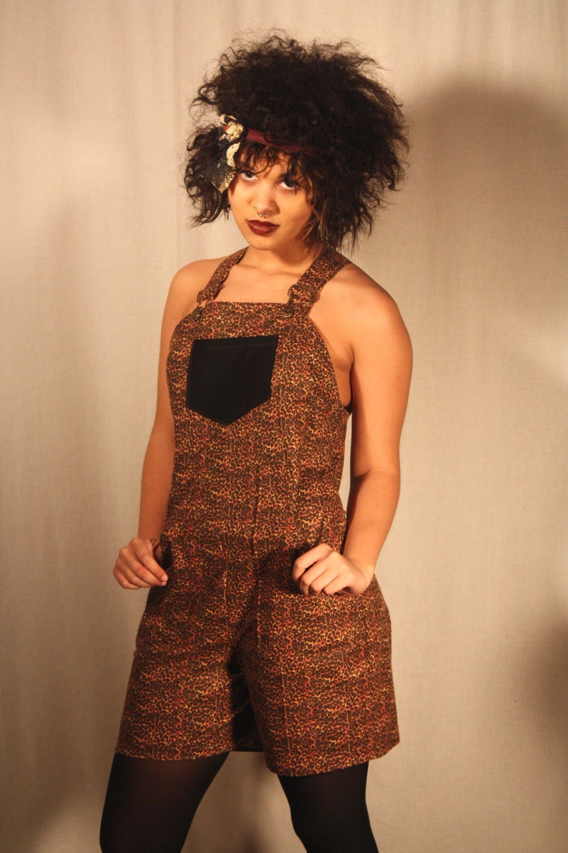 Cheetah Print Short Over-Ya'lls