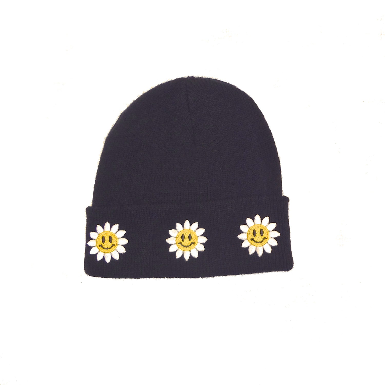 Smiley Daisy Beanie