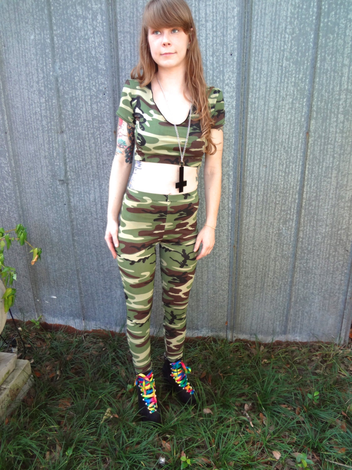High Waist Camo Leggings