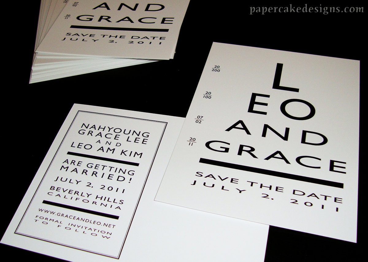 Save the Date Wedding Postcard