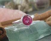 Statement Faceted gem stone stackable stacking rings... fine and sterling silver personalized rings