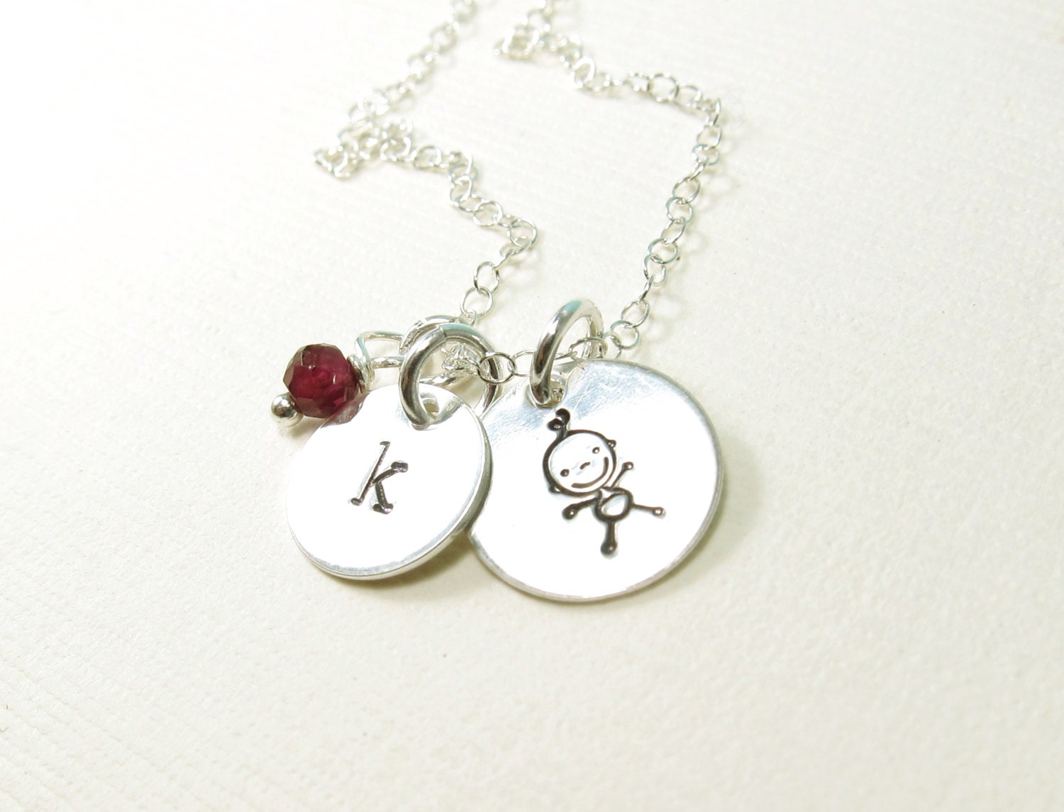 Mother's Necklace - Personalized Jewelry-  New Mom Necklace -  Push Present