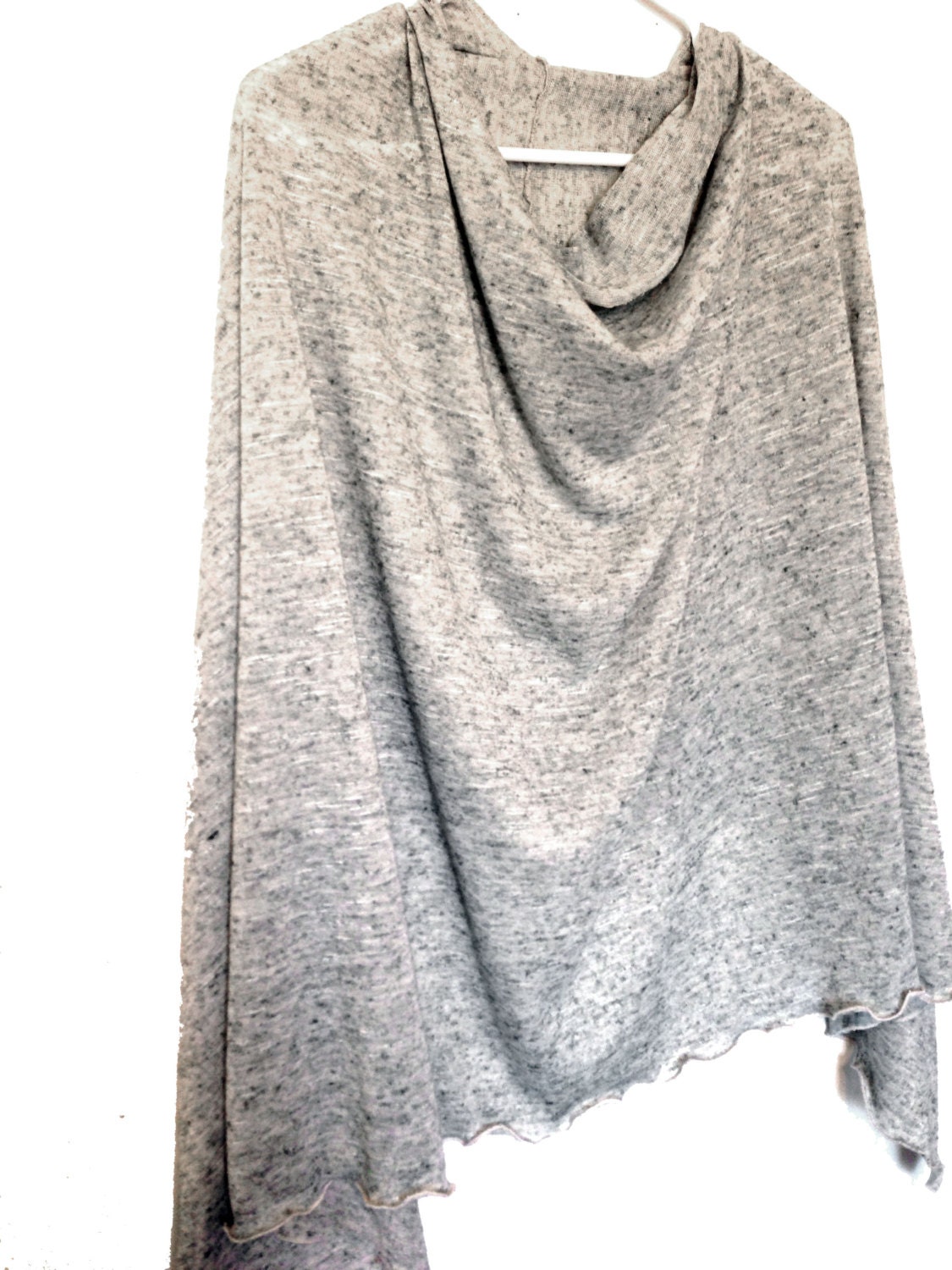 Heather Gray Modern Nursing Poncho Nursing Cover