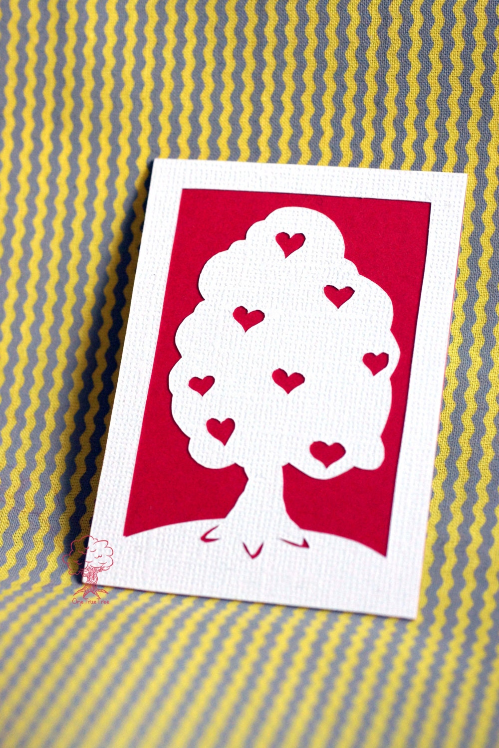 Love Tree Valentines Day Gift OOAK ACEO Original Art Card