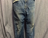 50's JC Penney Ranch Craft jeans. Blue line selvedge. 32 x 28.