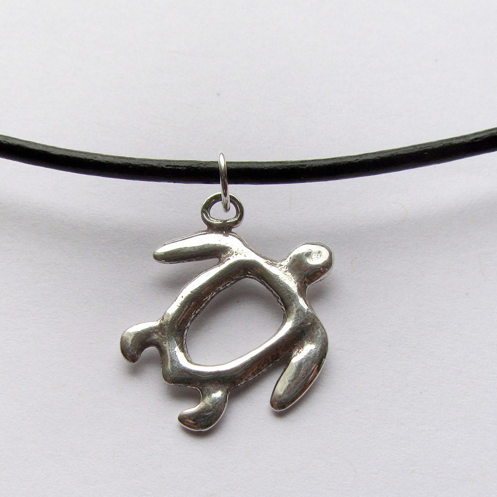 Baby Turtle in sterling silver