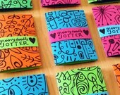 Groovy Doodle Jotters (4 pack)