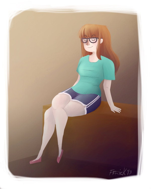 Custom Complex Cartoony Portrait Illustration