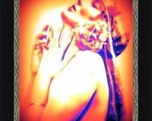 VINTAGE IMAGE: Ziegfeld Girl in Head Scarf in Rapture - circa 1925 - TruGiclee Artist's Print