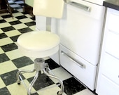 Vintage Industrial Steampunk MID CENTURY Modern Stool Medical Chair Seat PEDIGO