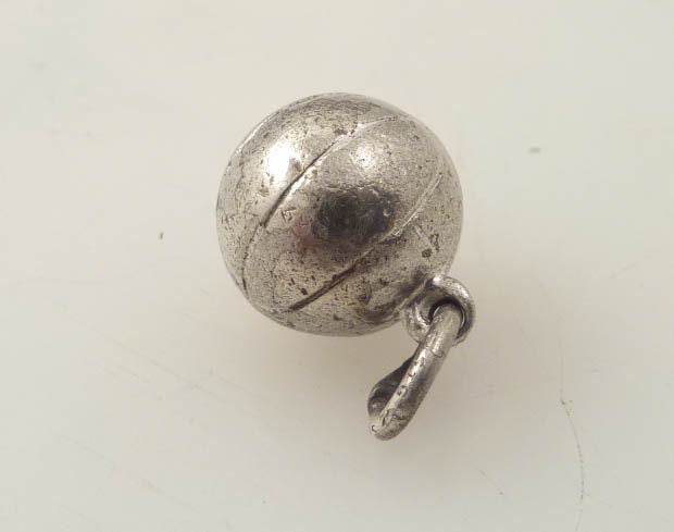 Vintage Sterling Basketball Charm
