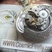 Steampunk Locket Necklace Antiqued Silver Owl Locket Gothic Victorian Vintage Watch Movement Popular Steampunk Style Fashion Jewelry