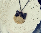 I Love You More Than Yesterday - plus qu'hier moins que demain medallion necklace