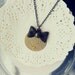 I Love You More Than Yesterday - plus qu'hier moins que demain medallion necklace