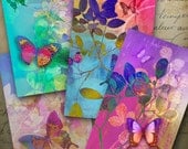 TRANQUILITY - Digital Collage Sheet Printable Gift Tags 2.5x4 inch size Greeting Cards Jewelry holders paper craft scrapbook