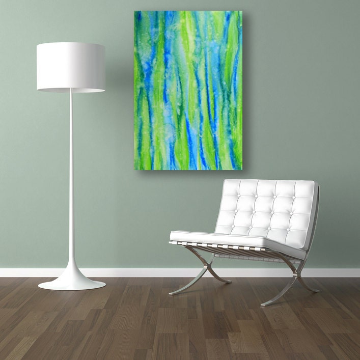 Rain - Original 24 x 36" Acrylic Painting on Canvas