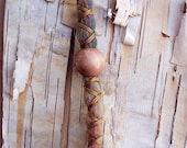 1 Custom Tie-Dye Wool Dread Wrap Multi Color with X-Cross Wrap & Bead Bohemian Hippie Dreadlocks Tribal Falls Synthetic Boho Extensions