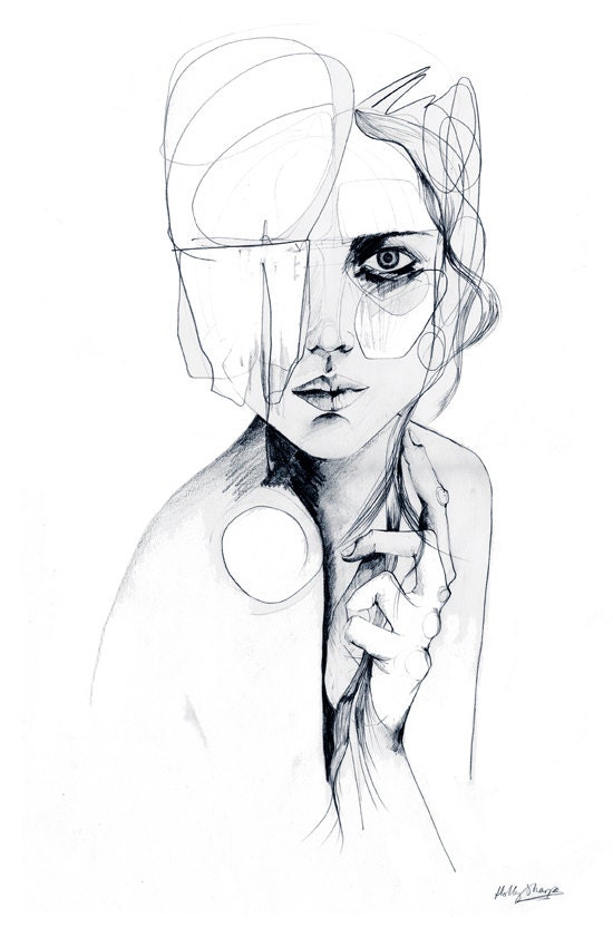 Sketch V // PENCIL DRAWING / A2 Giclée print from an original