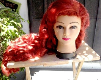 The Little Mermaid Ariel Adult Costume Wig in Broadway Musical Style - A True Enchantment Original