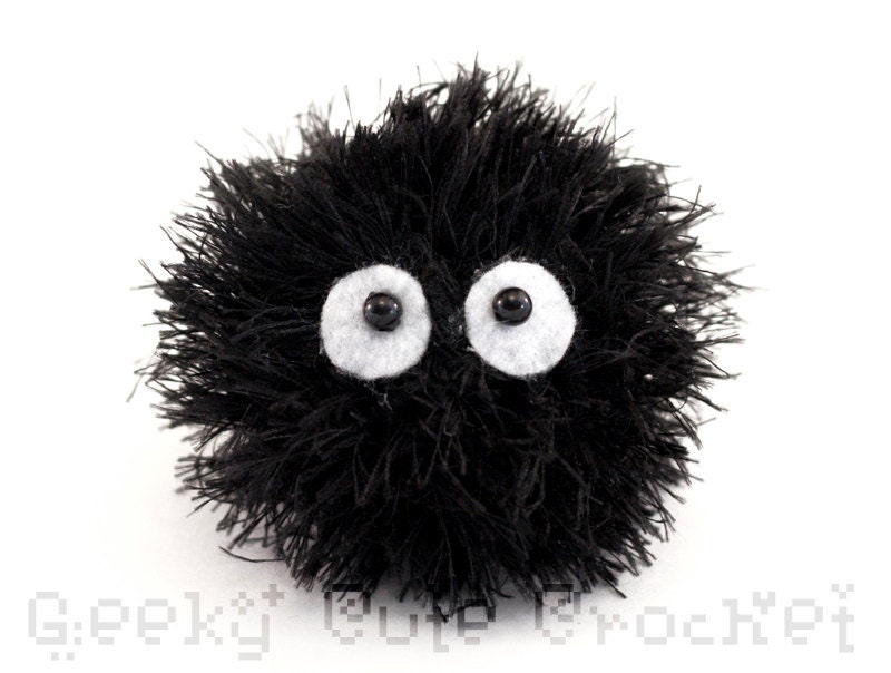 Soot Sprite Crocheted Amigurumi Plush Toy MADE TO ORDER